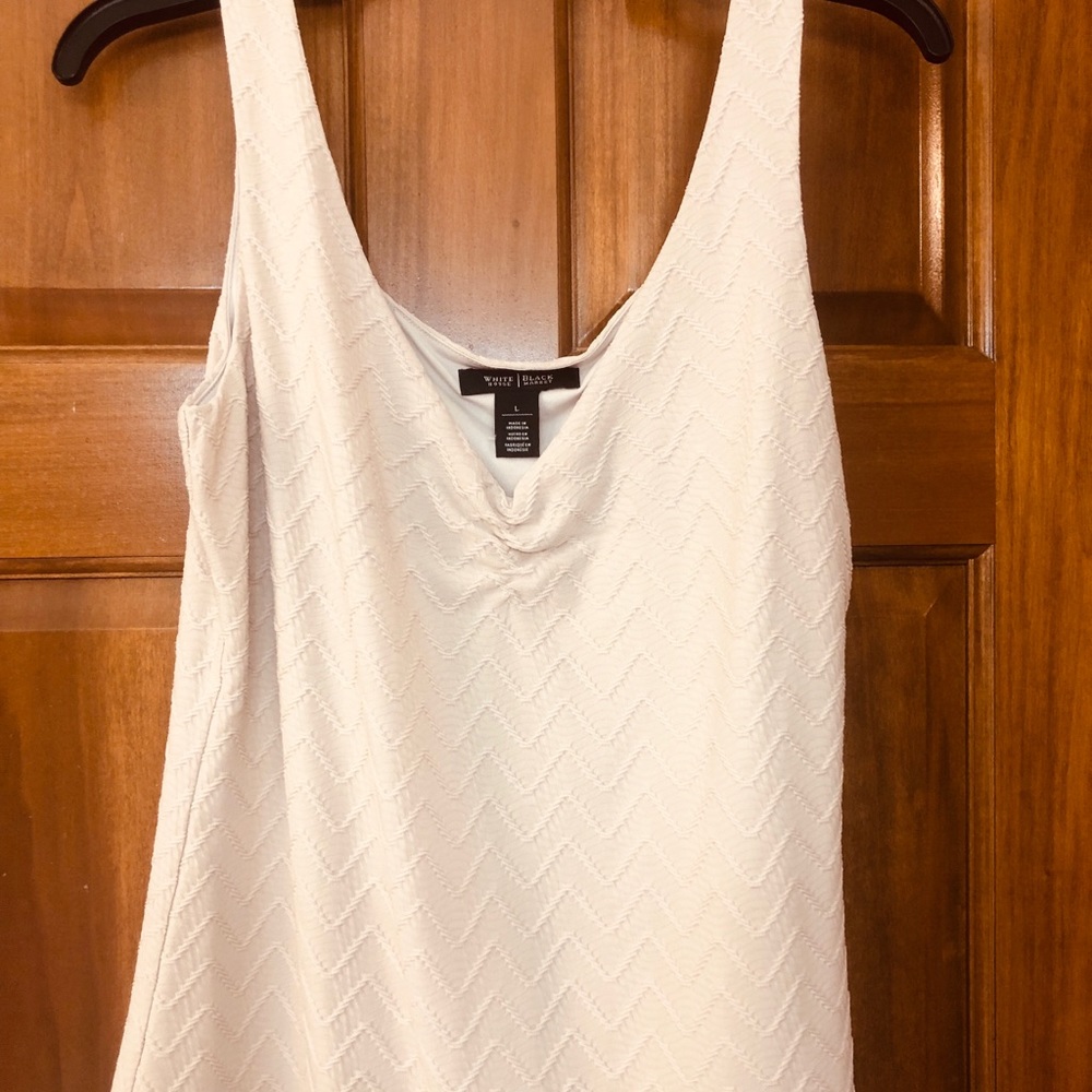 Tan cami, heat under jackets